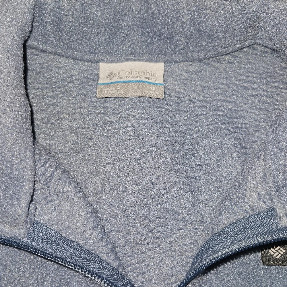 Columbia Kids Blue Fleece Jacket Sz M 10-12